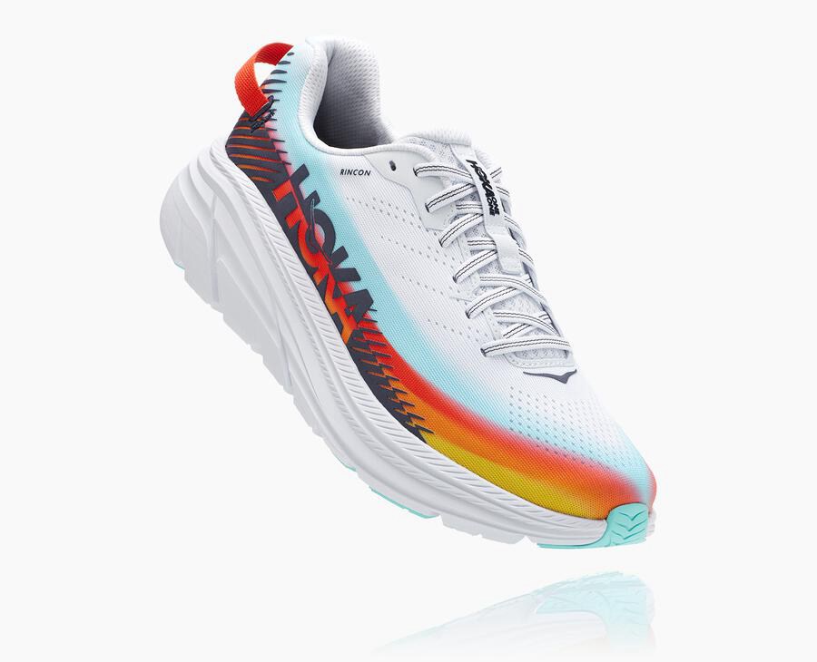 Tenis Hoka One One Hombre Blancos/Azules - Ironman Rincon 2 - FERQ07321